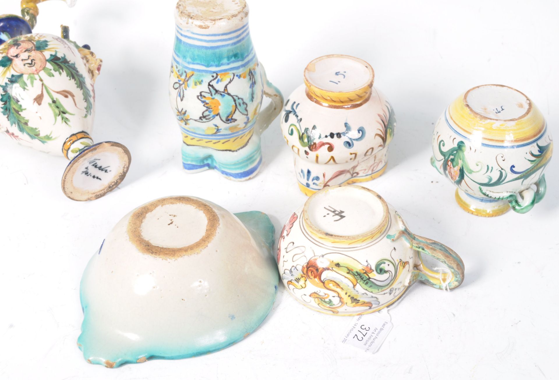 COLLECTION OF ANTIQUE ITALIAN FAIENCE WARE POTTERY - Bild 4 aus 4