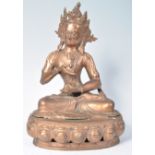 TIBETAN BRONZED STATUE DEPICTING THE BUDDHA VAJRAS