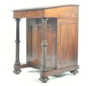 RGEENCY ROSEWOOD DAVENPORT DESK WITH MAPLE INTERIOR