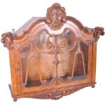 HIGH VICTORIAN 19TH CENTURY WALNUT HANGING BOOKCAS