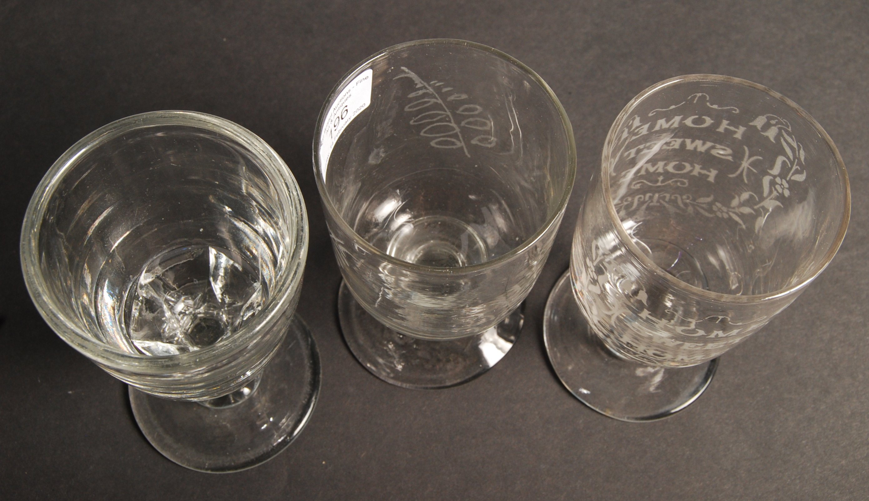 COLLECTION OF GEORGIAN DRINKING GLASSES - Image 6 of 7