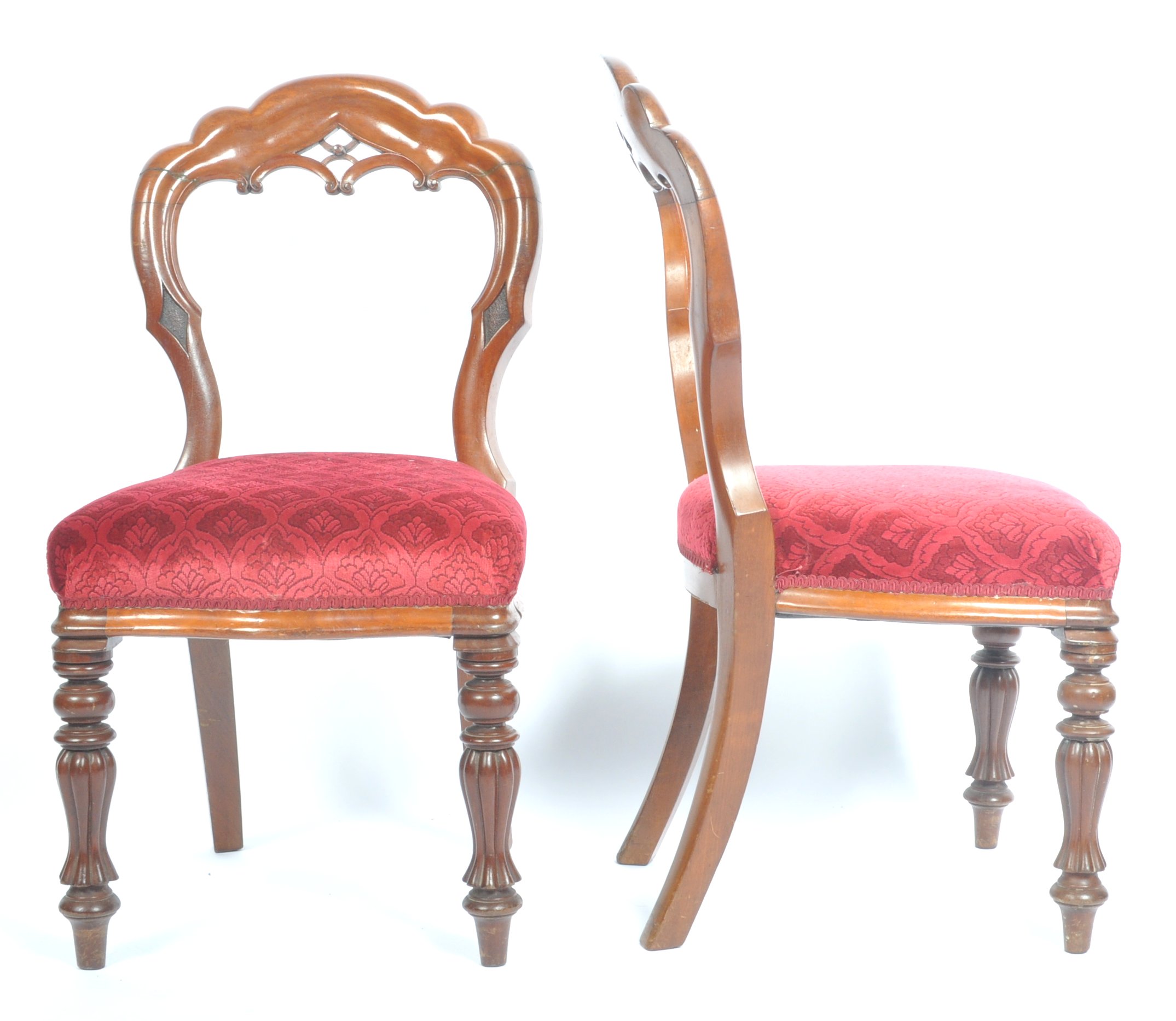 SET OF EIGHT 19TH CENTURY MAHOGANY DINING CHAIRS - Image 5 of 9