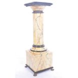 DECORATED FAUX SIENNA MARBLE COLUMN