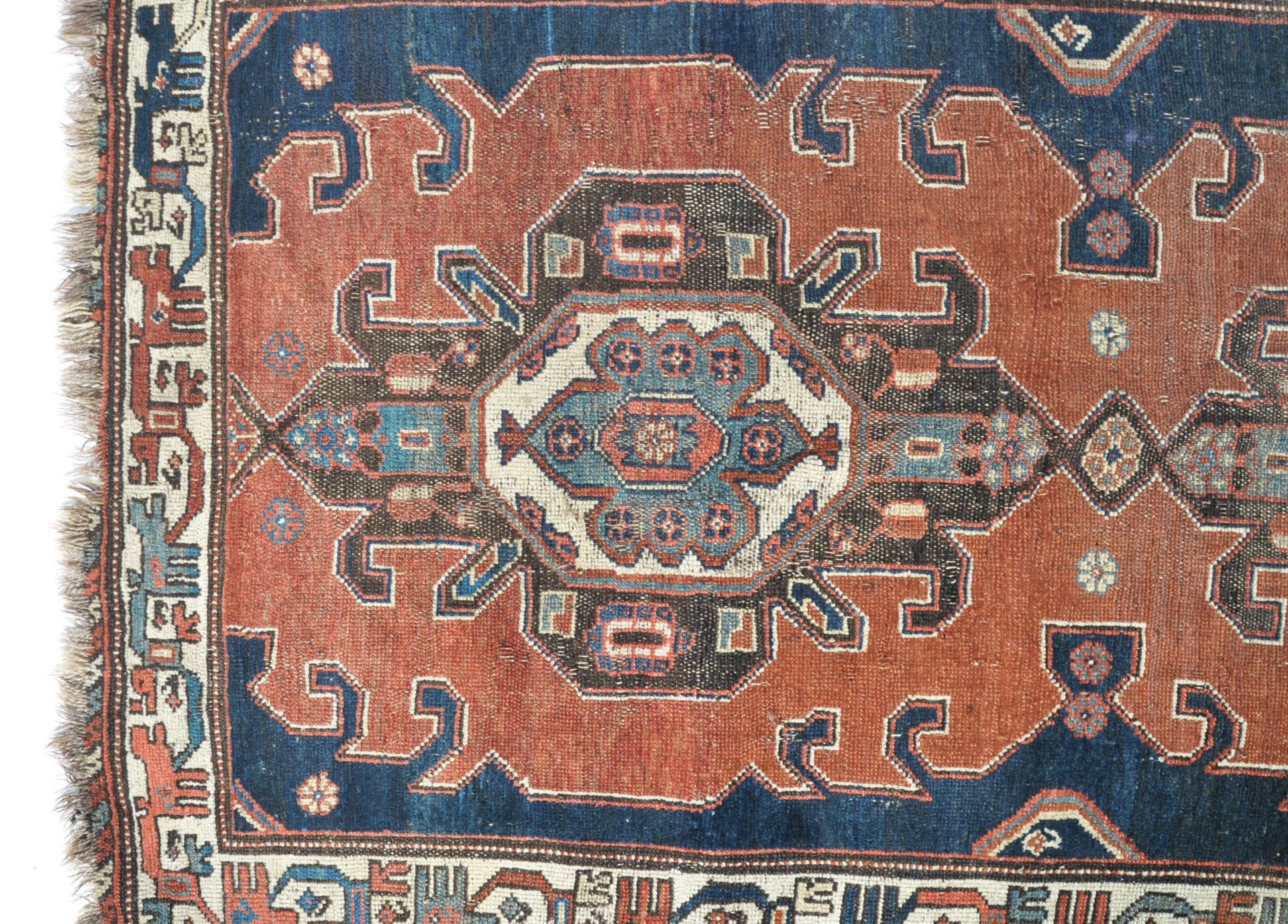 EARLY 20TH CENTURY IRANIAN TRIBAL HAMADAN HANDWOVEN RUG - Bild 2 aus 4