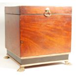 19TH CENTURY MAHOGANY WINE COOLER CELLARETTE