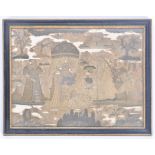 MID-17TH CENTURY FINE NEEDLEWORK SILK PICTURE - KI