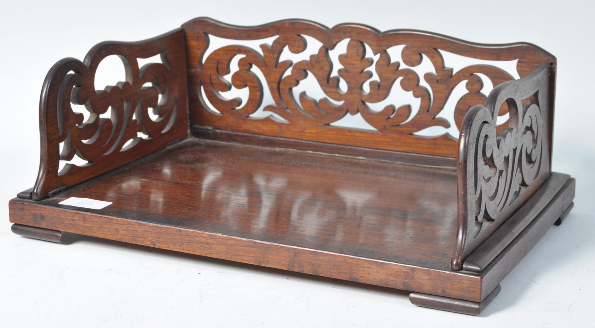 19TH CENTURY ROSEWOOD FOLDING BOOK STAND