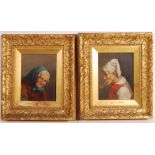 PAIR OF 19TH CENTURY ITALIAN PORTRAIT PAINTINGS