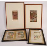 COLLECTION OF 19TH CENTURY INDIAN PAINTINGS ON PAPER