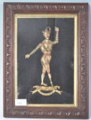 RARE 19TH CENTURY GILDED BRONZE DEPICTING OF TOMKINSON THE ACROBAT
