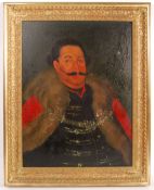 EARLY 20TH CENTURY OIL ON CANVAS PAINTING OF A RUSSIAN GENT