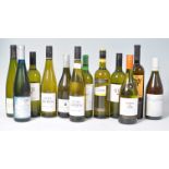 COLLECTION OF BOTTLES OF ASSORTED ALL WORLD WHITE WINES