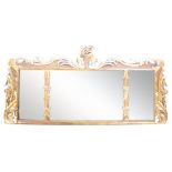 19TH CENTURY CARVED WOODEN GILT TRIPTYCH MIRROR