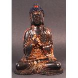 ANTIQUE 19TH CENTURY TIBETAN BRONZE BUDDHA