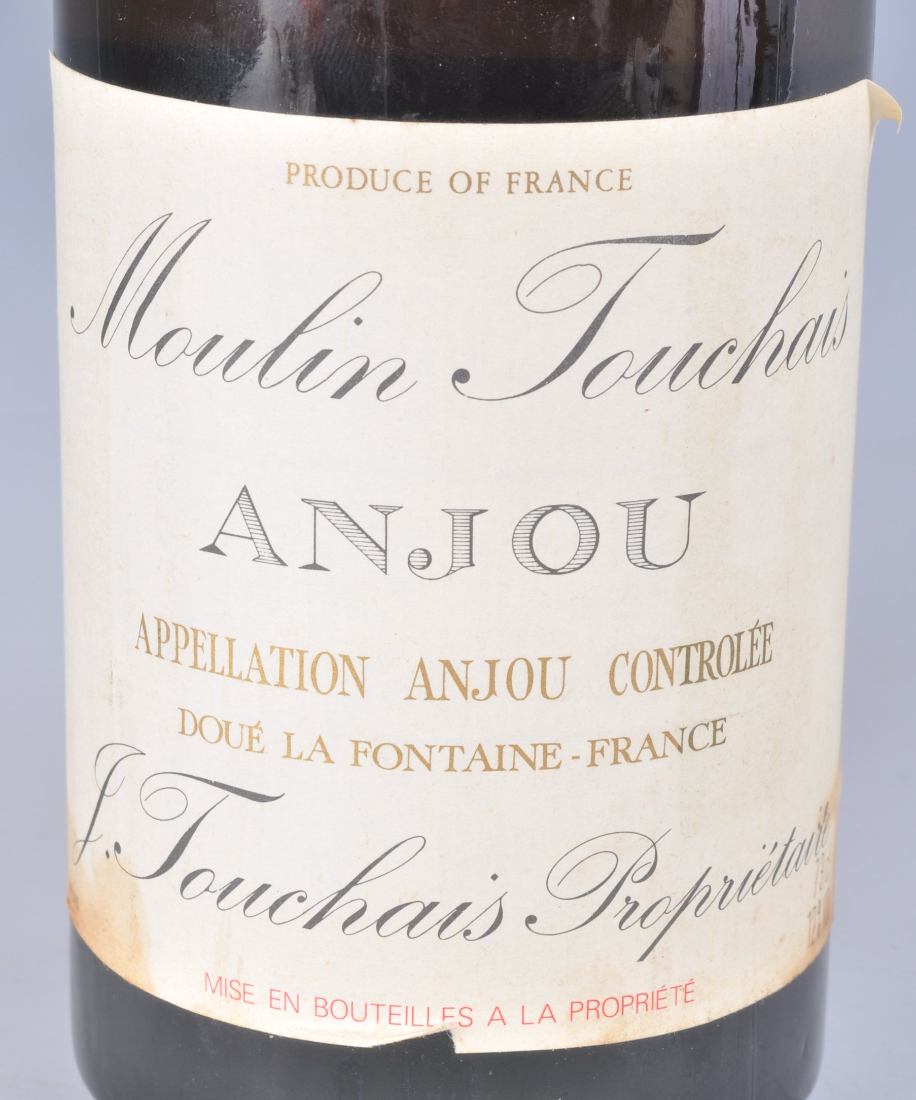 A RARE BOTTLE OF 1959 MOULIN TOUCHAIS ANJOU APPELLATION ANJOU - Bild 2 aus 6