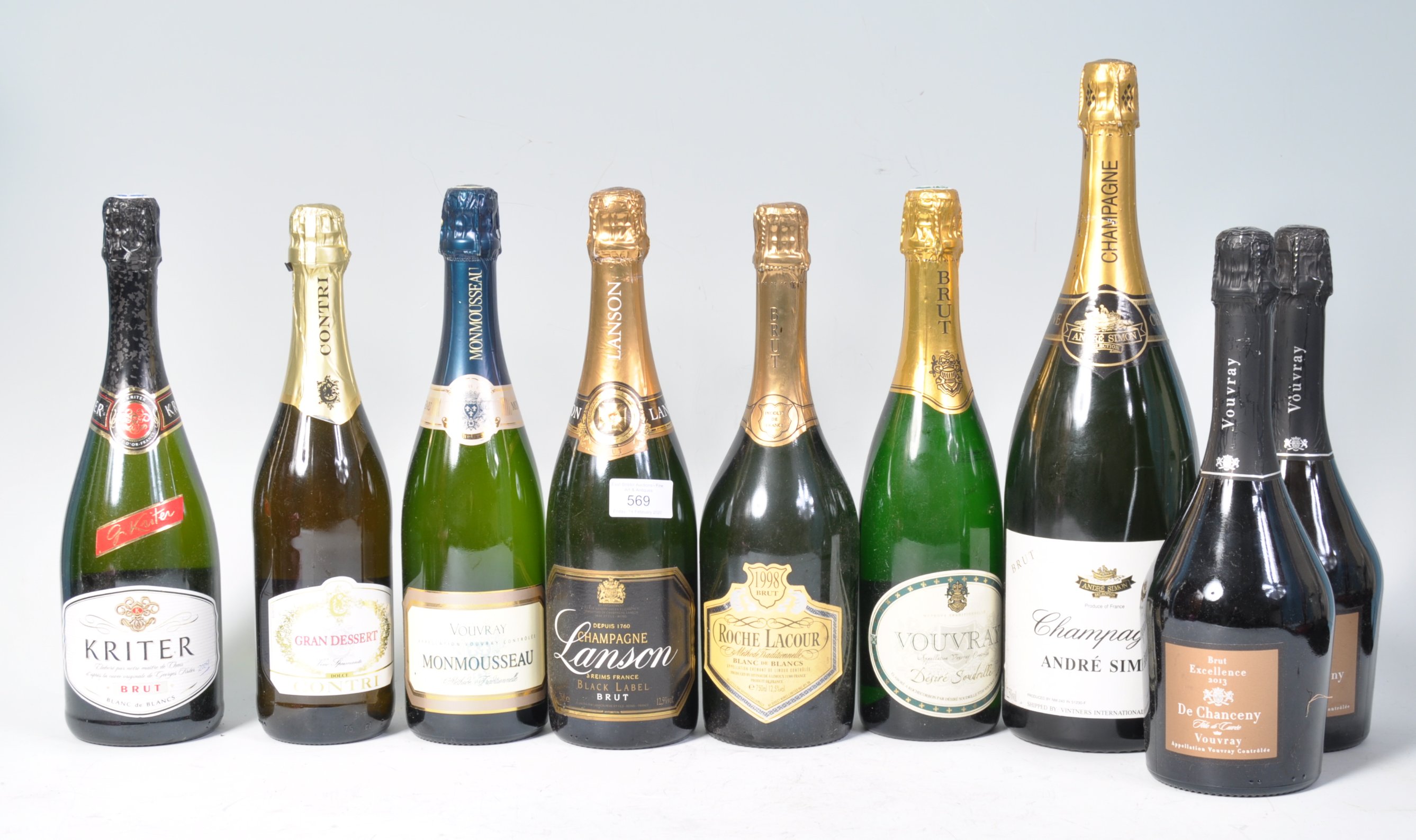 COLLECTION OF ASSORTED BOTTLES OF CHAMPAGNE