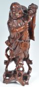 19TH CENTURY CHINESE ANTIQUE CARVED FIGURE OF LIU HAI