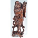 19TH CENTURY CHINESE ANTIQUE CARVED FIGURE OF LIU HAI