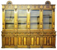 STUNNING 19TH CENTURY VICTORIAN AESTHETIC LIBRARY BOOKCASE