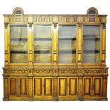 STUNNING 19TH CENTURY VICTORIAN AESTHETIC LIBRARY BOOKCASE