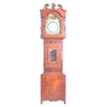 VICTORIAN LONG CASE CLOCK BY W BUXTON BISHOP AUCKLAND