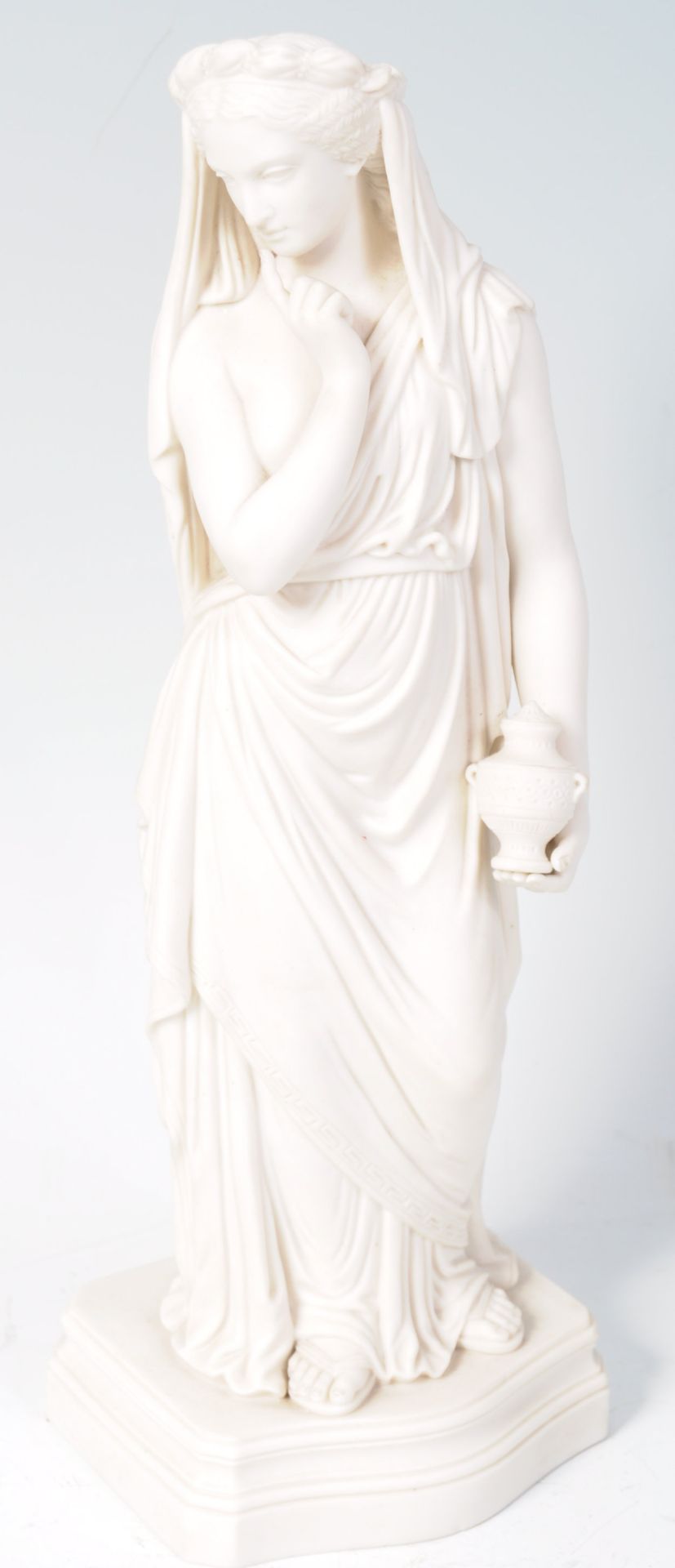 19TH CENTURY GRAND TOUR PARIAN WARE FIGURINE