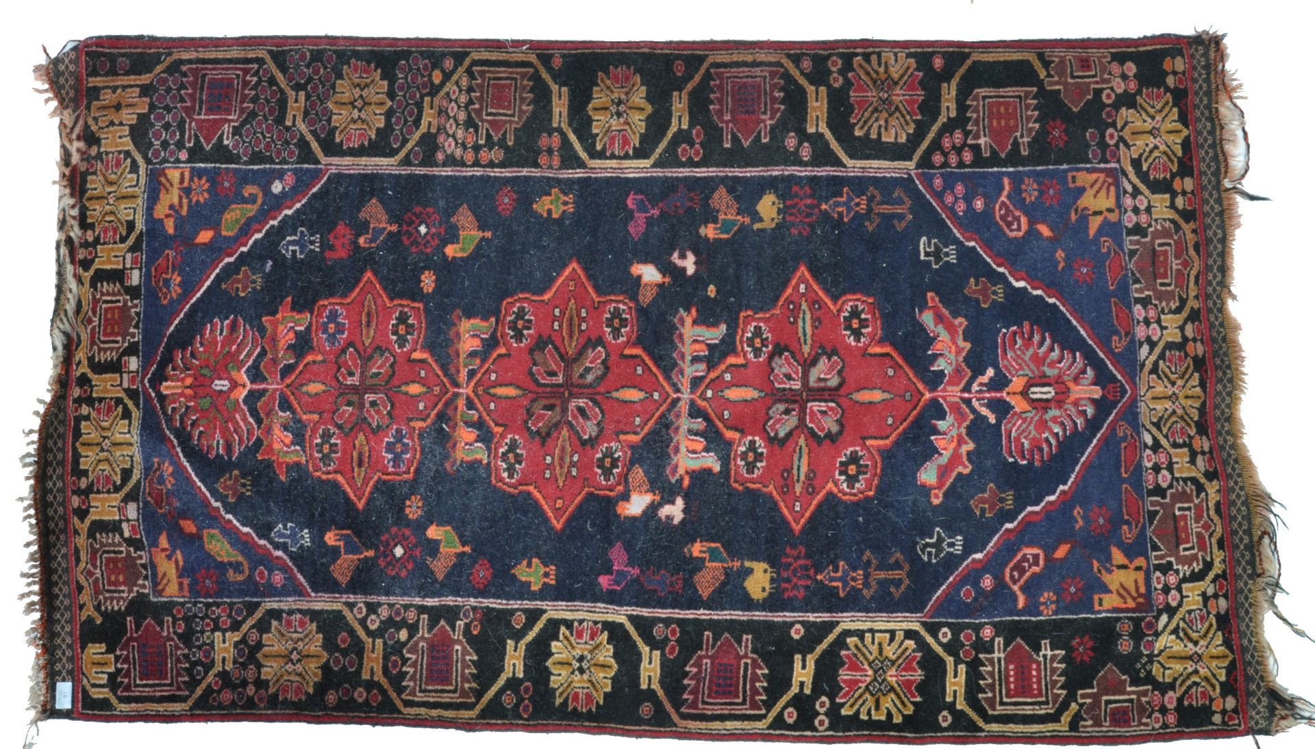 20TH CENTURY PERUVIAN FLOOR CARPET RUG