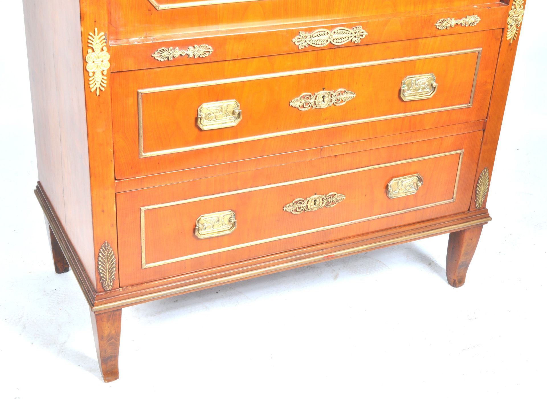 STUNNING 1810 BIEDERMEIER FRUITWOOD SECRETAIRE A ABATTANT - Bild 10 aus 10