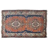 EARLY 20TH CENTURY IRANIAN TRIBAL HAMADAN HANDWOVEN RUG