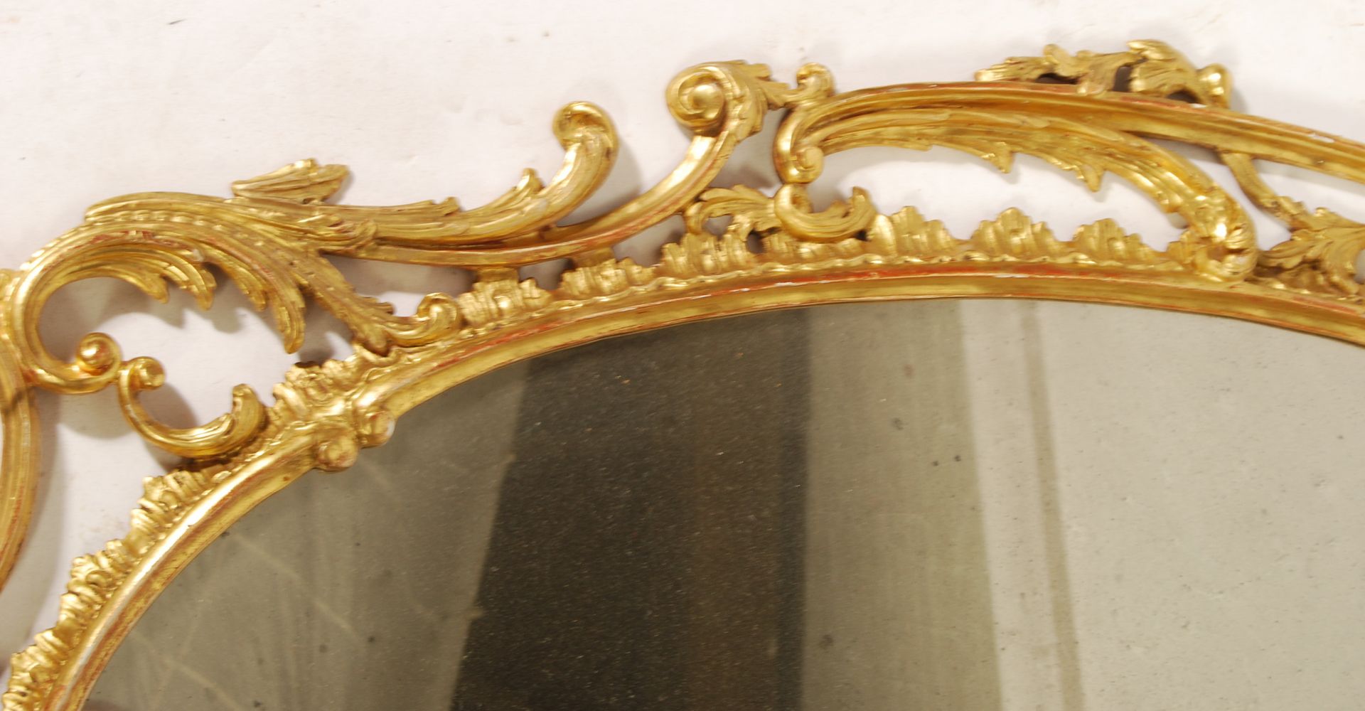 20TH CENTURY ANTIQUE STYLE ROCOCO WALL MIRROR - Bild 6 aus 9