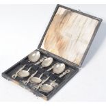 RARE SET OF JAPANESE SILVER NAGASAKI DRAGON SPOONS