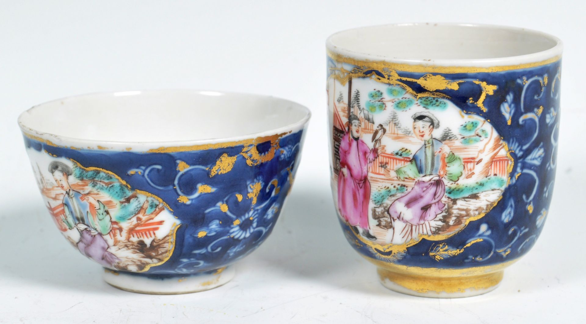 18TH CENTURY CHINESE ANTIQUE PORCELAIN TEA TRIO - Bild 2 aus 5