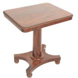 19TH CENTURY REGENCY MAHOGANY WINE TABLE