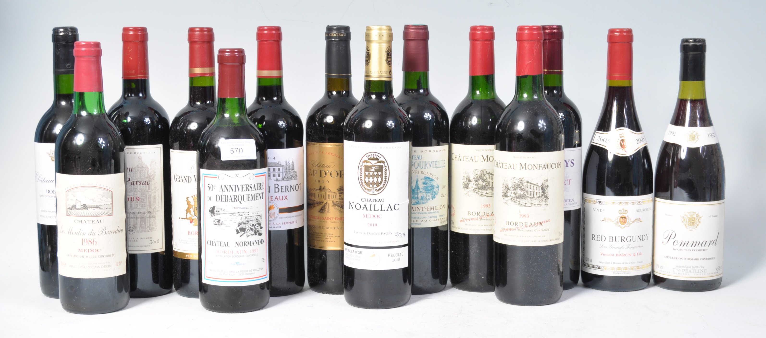 COLLECTION OF ASSORTED FRENCH RED WINE