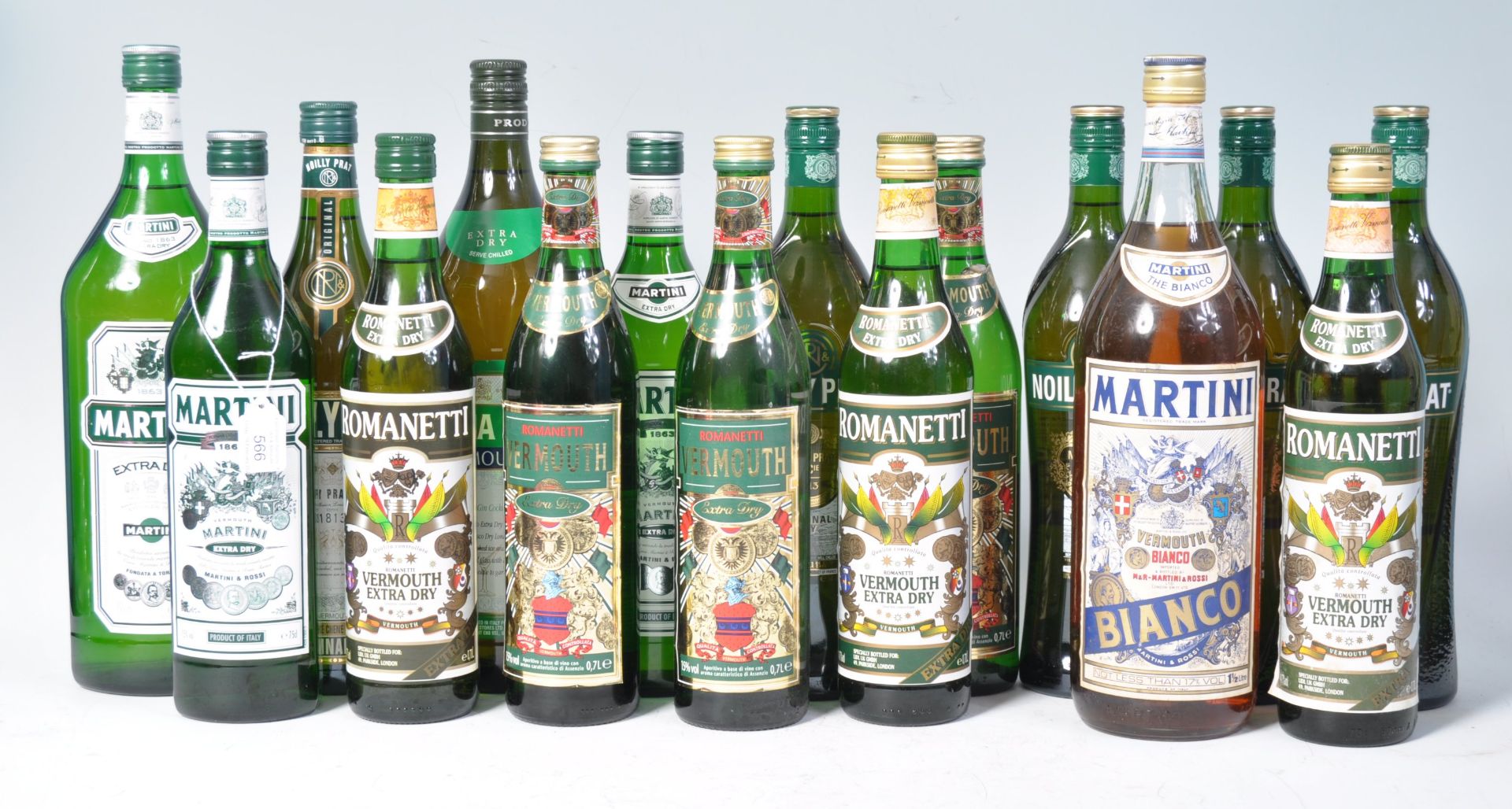 LARGE COLLECTION OF VERMOUTH