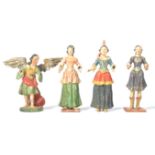 18TH CENTURY BAROQUE POLYCHROME WOODEN TOY MODELS
