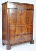 STUNNING 19TH CENTURY SECRETAIRE ABATTANT WITH FITTED INTERIOR