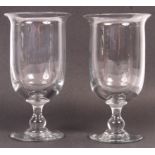 PAIR OF ANTIQUE 19TH CENTURY CELERY GLASSES