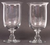 PAIR OF ANTIQUE 19TH CENTURY CELERY GLASSES