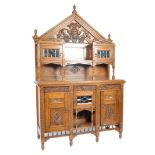 19TH CENTURY VICTORIAN OAK JACOBEAN FLEMISH MANNER SIDEBOARD