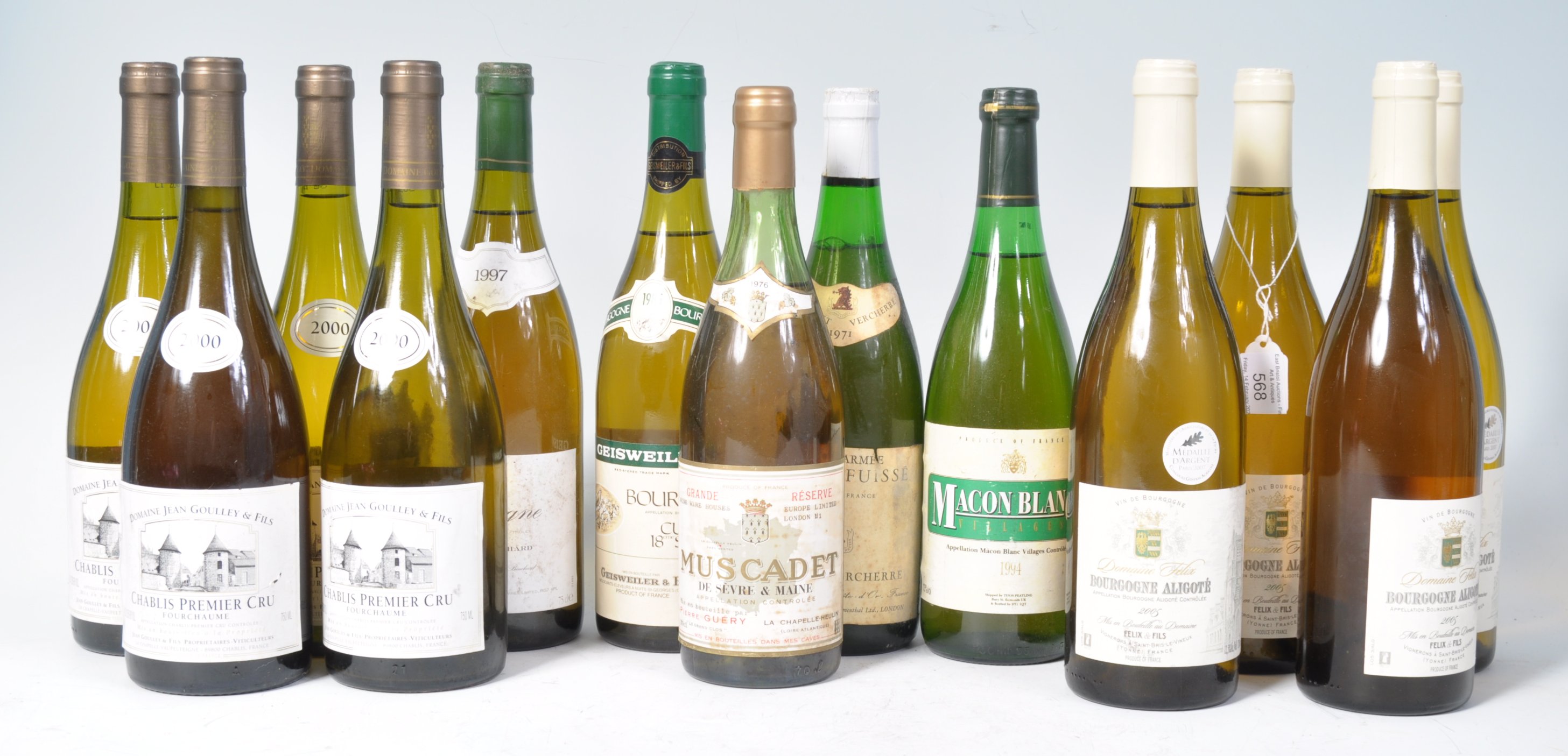 COLLECTION OF ASSORTED FRENCH WHITE WINE