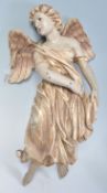 EARLY 20TH CENTURY PAINTED PLASTER FIGURINE OF THE ANGEL GABRIEL