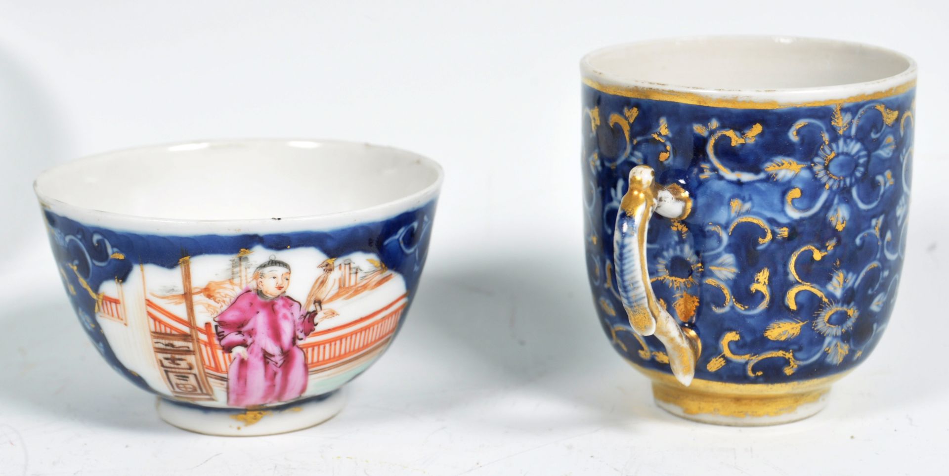 18TH CENTURY CHINESE ANTIQUE PORCELAIN TEA TRIO - Bild 3 aus 5