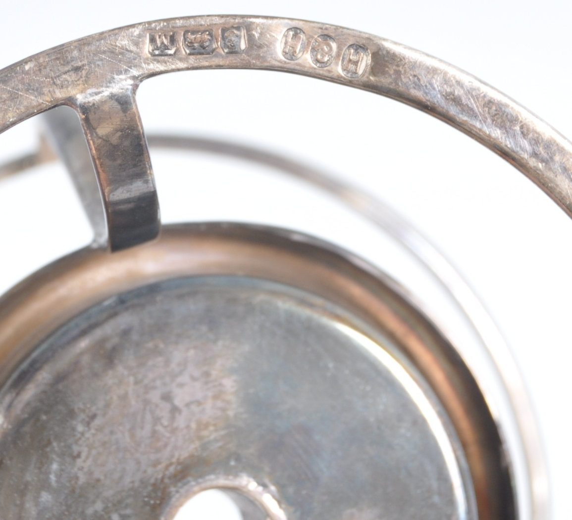 EARLY 20TH CENTURY HALLMARKED SILVER BRANDY WARMER AND BURNER - Image 5 of 5