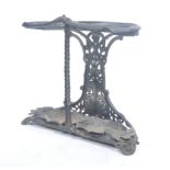 19TH CENTURY VICTORIAN COALBROOKDALE MANNER CAST IRON STICK STAND