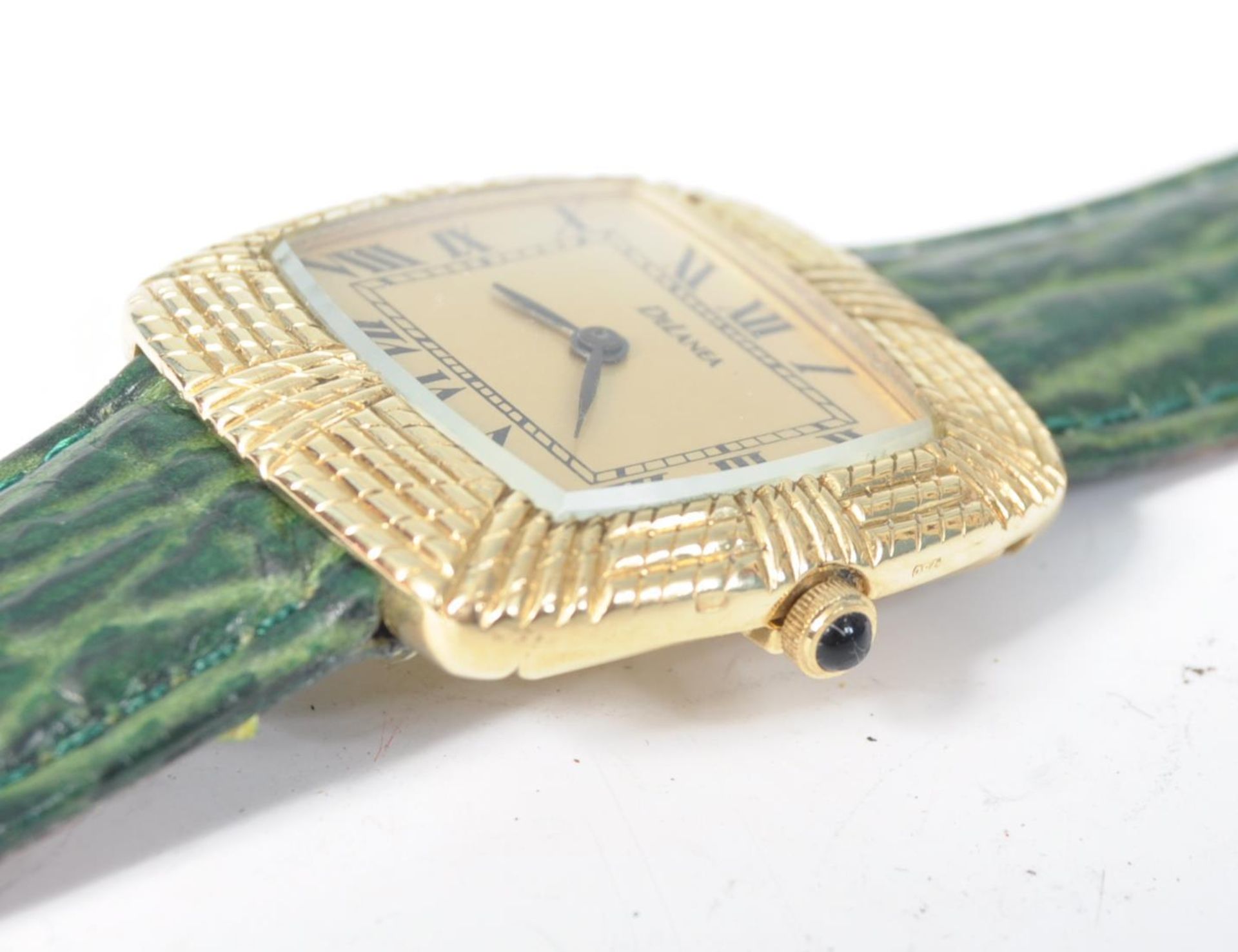 1973 18CT GOLD DELANEAU - DELANEA HANDMADE WRIST WATCH - Bild 2 aus 6