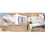 A large collection of stamps to include circulated and uncirculated blocks / part sheets. Also