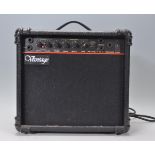 A contemporary 20th century Guitar amp by Vantage. Black colourway complete with the lead.
