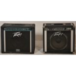 Amplifiers - A Peavey Solo Series Bandit guitar amplifier in a black case together with a Peavey