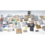 A good collection of vintage 20th Century lighters, vesta case, cigarette cases of varying designs